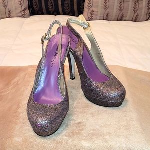 Madden girl glitter bomb slingbacks